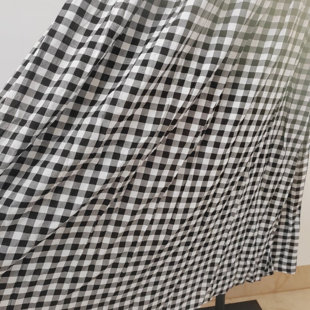 DOEN Leslie Dress in Marilyn Gingham - Picture 7 of 11